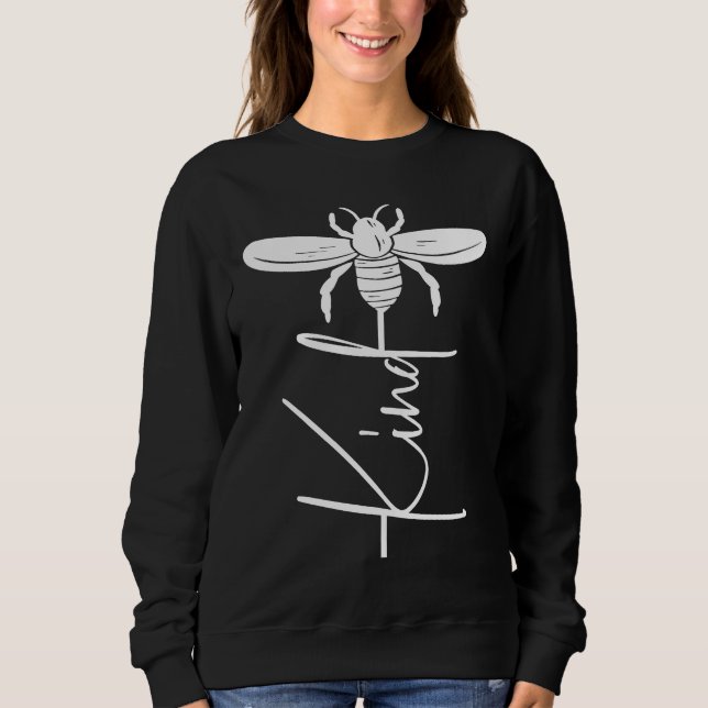 Sudadera Sé agradable enjambre de abejas (Anverso)
