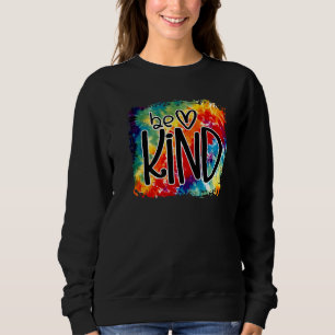 Sudadera Sé amable arcoiris colorido Corazón lindo Amor Amo