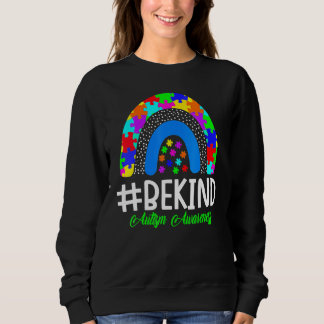 Sudadera Sé amable de autismo Rompecabezas Pieza Leopardo B