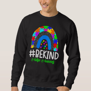 Sudadera Sé amable de autismo Rompecabezas Pieza Leopardo B