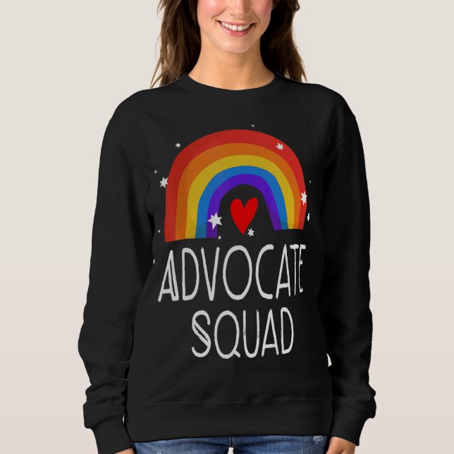 Sudadera Sé amable de incluir profesor de escuadrón de defe (Anverso)