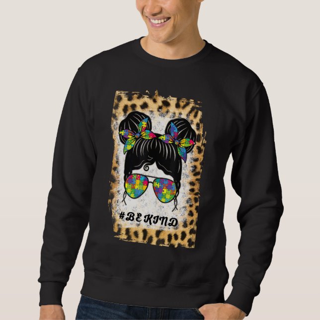 Sudadera Sé amable de la conciencia sobre el autismo Chica  (Anverso)