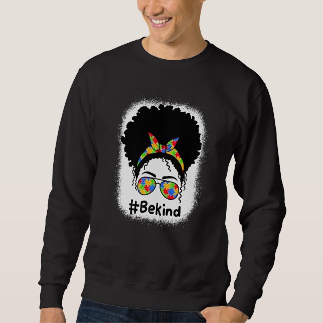 Sudadera Sé amable de la conciencia sobre el autismo Mujere (Anverso)