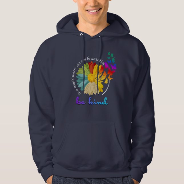 Sudadera Sé amable | Men Hoodie (Anverso)