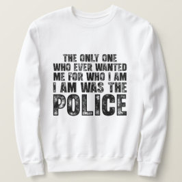 Sudadera Se busca por la policía – Diseño de cita oscura