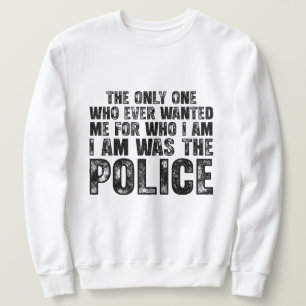Sudadera Se busca por la policía – Diseño de cita oscura