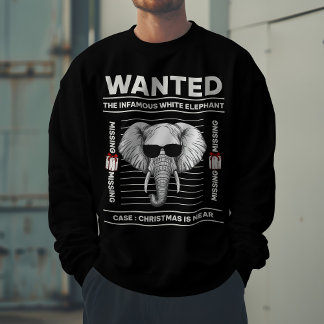 Sudadera Se buscan Navidades divertidos de Elefante Blanco