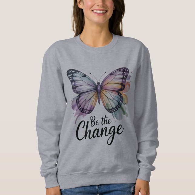 Sudadera Sé El Cambio (Anverso)