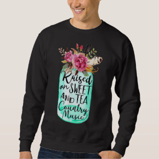 Sudadera Se Eleva Con El Té Dulce Y La Vasa De Flor De Músi