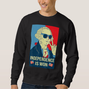 Sudadera Se Gana la Independencia George Washington Día de