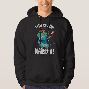 Sudadera Se ha cerrado la graduación de Rex de Dinosaurio d