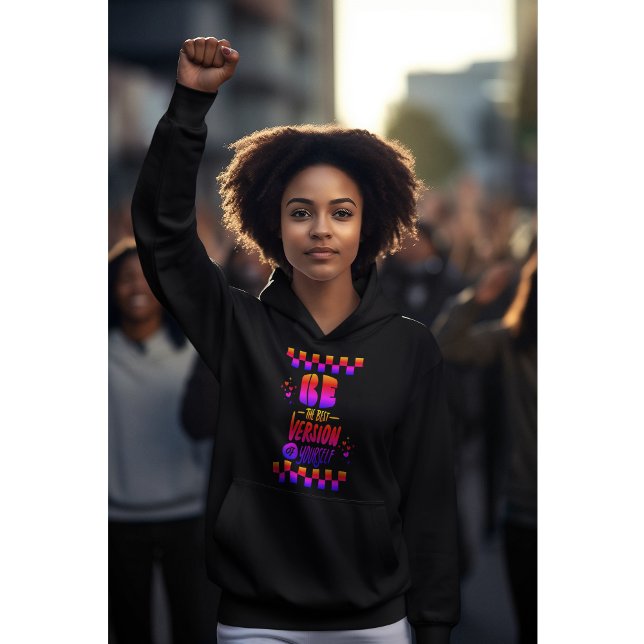 Sudadera Sé la mejor versión de ti mismo (Subido por el creador)