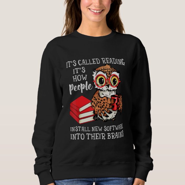 Sudadera Se Llama Búho de Libro de Lectura (Anverso)