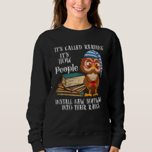 Sudadera Se Llama Leer Libro   Búho