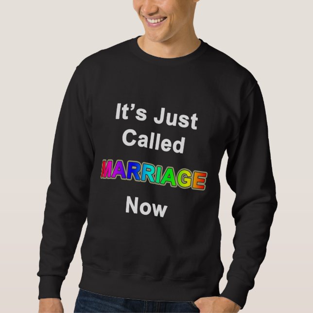 Sudadera Se llama matrimonio ahora (Anverso)