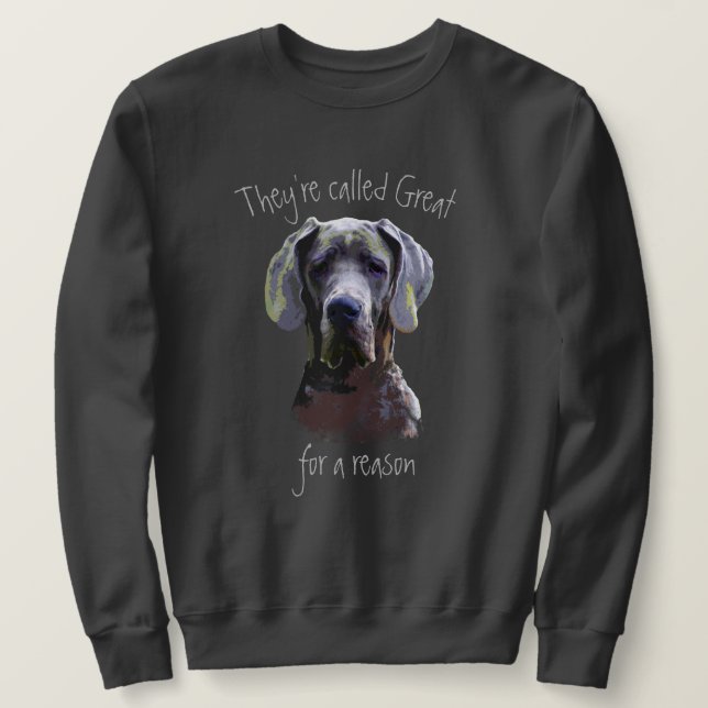 Sudadera Se llaman Gran Cita Divertida Mascota de Perro Dan (Anverso del diseño)
