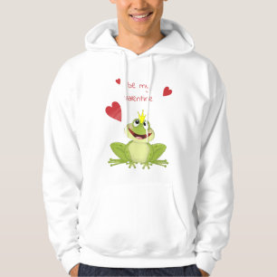 Sudadera Sé mi Valentine lindo príncipe de rana