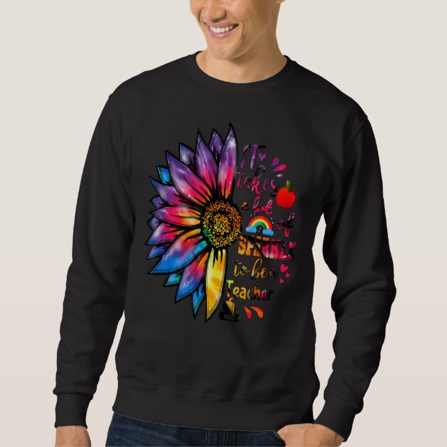 Sudadera Se Necesita Mucho Esparco Para Ser Un Profesor Sun (Anverso)