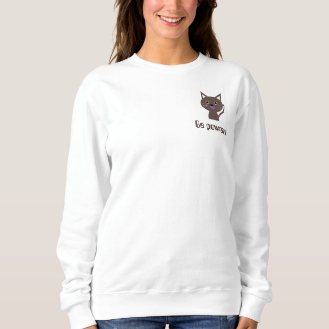 Sudadera 'Sé poderoso' (Anverso)