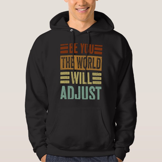 Sudadera Sé que el mundo se ajustará (Anverso)