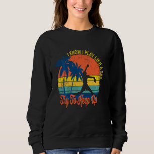 Sudadera Sé Que Juego Como Un Cocinero Chica Retro
