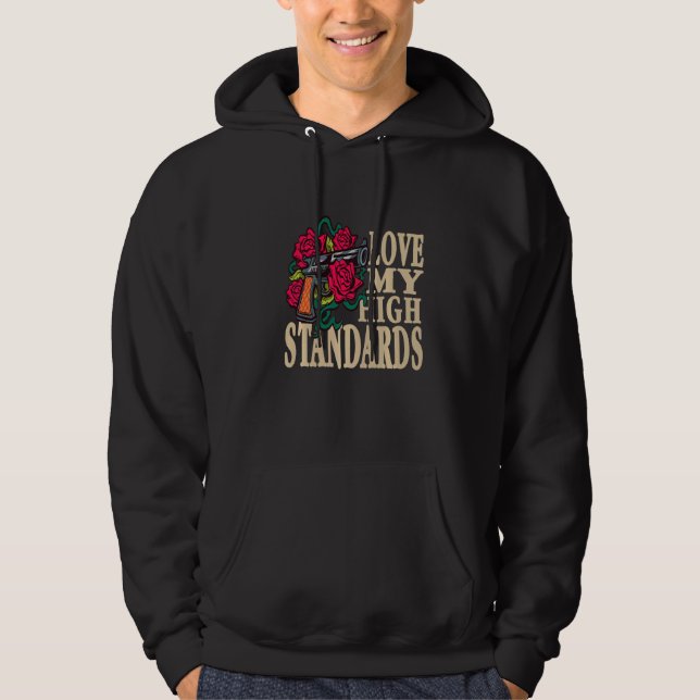 Sudadera Sé Que Tengo Estándares Altos Pero Te Ruboro. (Anverso)