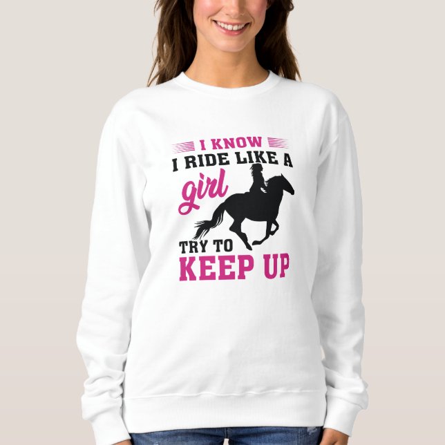 Sudadera Sé Que Viajo Como Un Chica Tratando De Mantenerme  (Anverso)