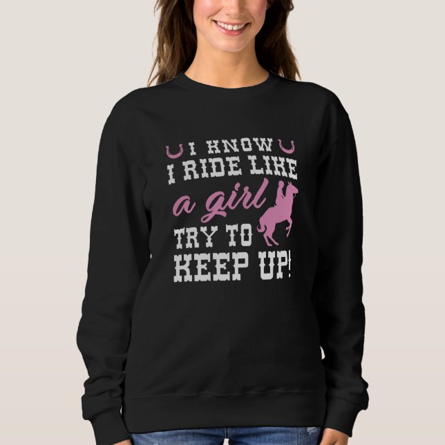 Sudadera Sé Que Viajo Como Un Chica Tratando De Mantenerme  (Anverso)