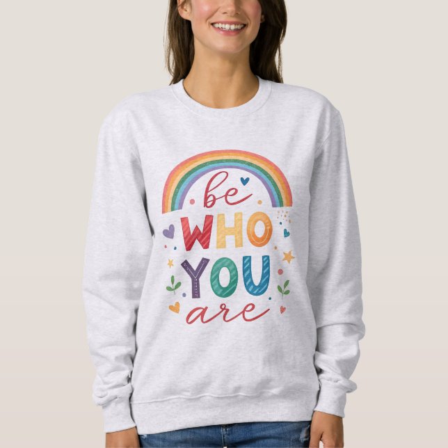 Sudadera Sé quien eres (Anverso)
