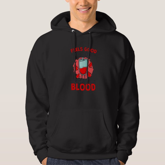 Sudadera Se Siente Bien Que La Sangre De La Flebotomía De L (Anverso)