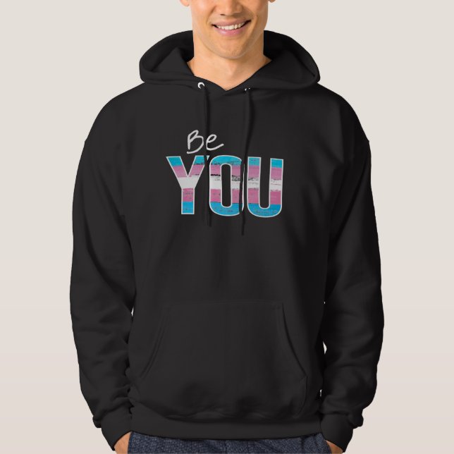 Sudadera Sé Tú - Trans -blanco (Anverso)