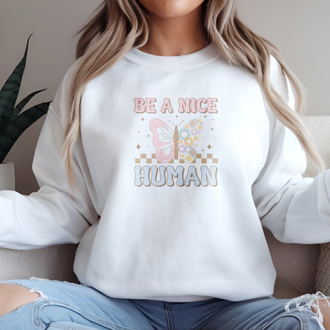 Sudadera Sé un buen hombre con motivación que dice buenas v (Subido por el creador)