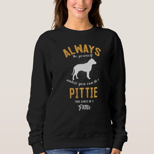 Sudadera Sé un Pittie (Anverso)