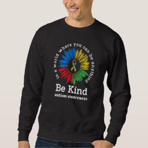 Sudadera Sea amable autismo Sensibilización Cinta Cinta de 
