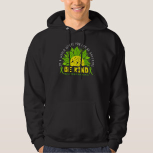 Sudadera Sea amable con la Cinta Verde Sunflower Mental Hea