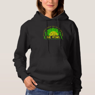 Sudadera Sea amable con la Cinta Verde Sunflower Mental Hea