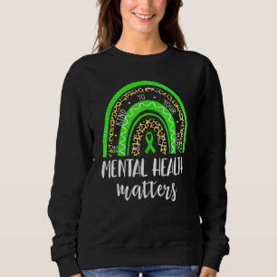 Sudadera Sea amable con la Cinta Verde Sunflower Mental Hea
