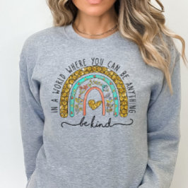 Sudadera Sea amable con los camisas, agradable actitud insp