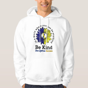 Sudadera Sea Kind World Down Day Awareness Ribbon