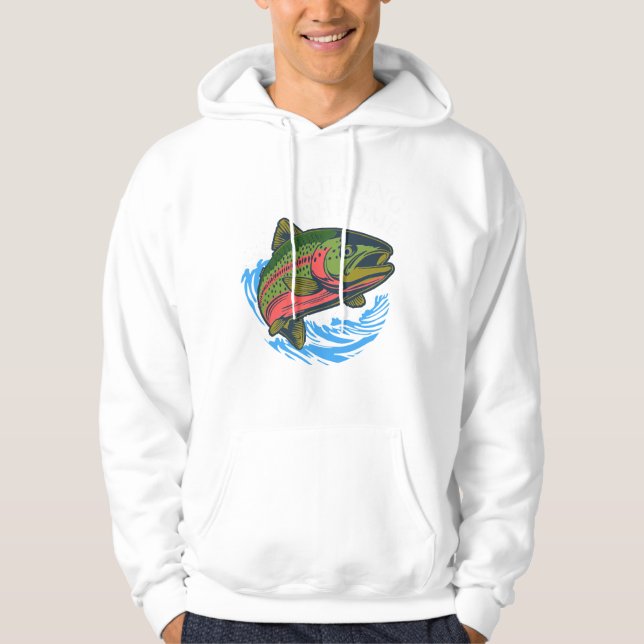 Sudadera Sea Run Cutthroat Chasing Chrome Trout (Anverso)