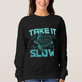Sudadera Sea turtle take it slow