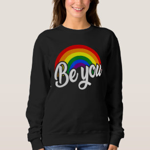 Sudadera Sea usted lindo Rainbow Lgbt Orgullo Gay Lesbiana 