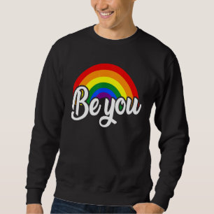 Sudadera Sea usted lindo Rainbow Lgbt Orgullo Gay Lesbiana 