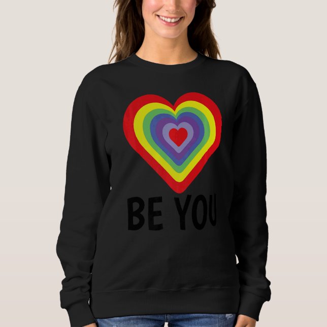 Sudadera Sea You Gay Orgullo Lgbtq Arcoiris Transexua (Anverso)