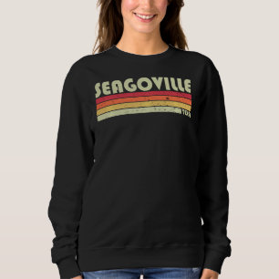 Sudadera Seagoville Tx Texas Funny City Home Roots Retro 7