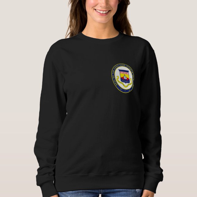 Sudadera Seal of the Panama Canal Zone   Isthmus of Panama  (Anverso)