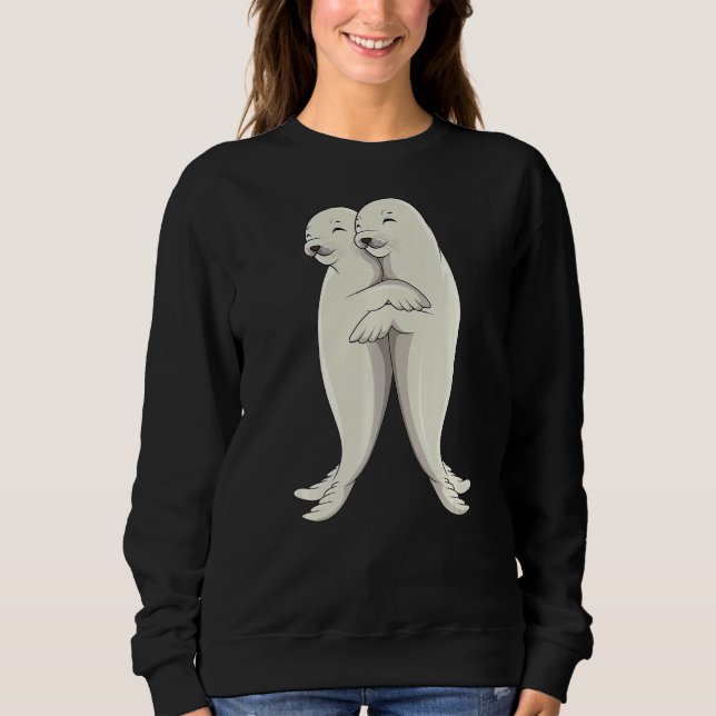 Sudadera Seal Sea Lion Seals Chicas Niños Mujeres (Anverso)
