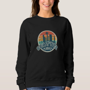 Sudadera Seattle Gifts Seattle Space Needle USA Washington