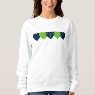 Sudadera Seattle Seahawks Hearball