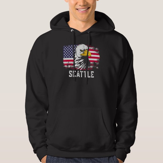 Sudadera Seattle Usa (Anverso)